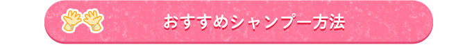 おすすめシャンプー方法