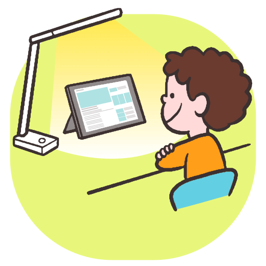 イラスト 500ルクス以上