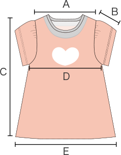 はなちゃん Tシャツワンピース