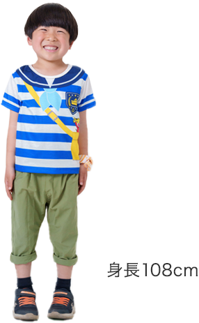 しまじろうと おそろいTシャツ（マリン）